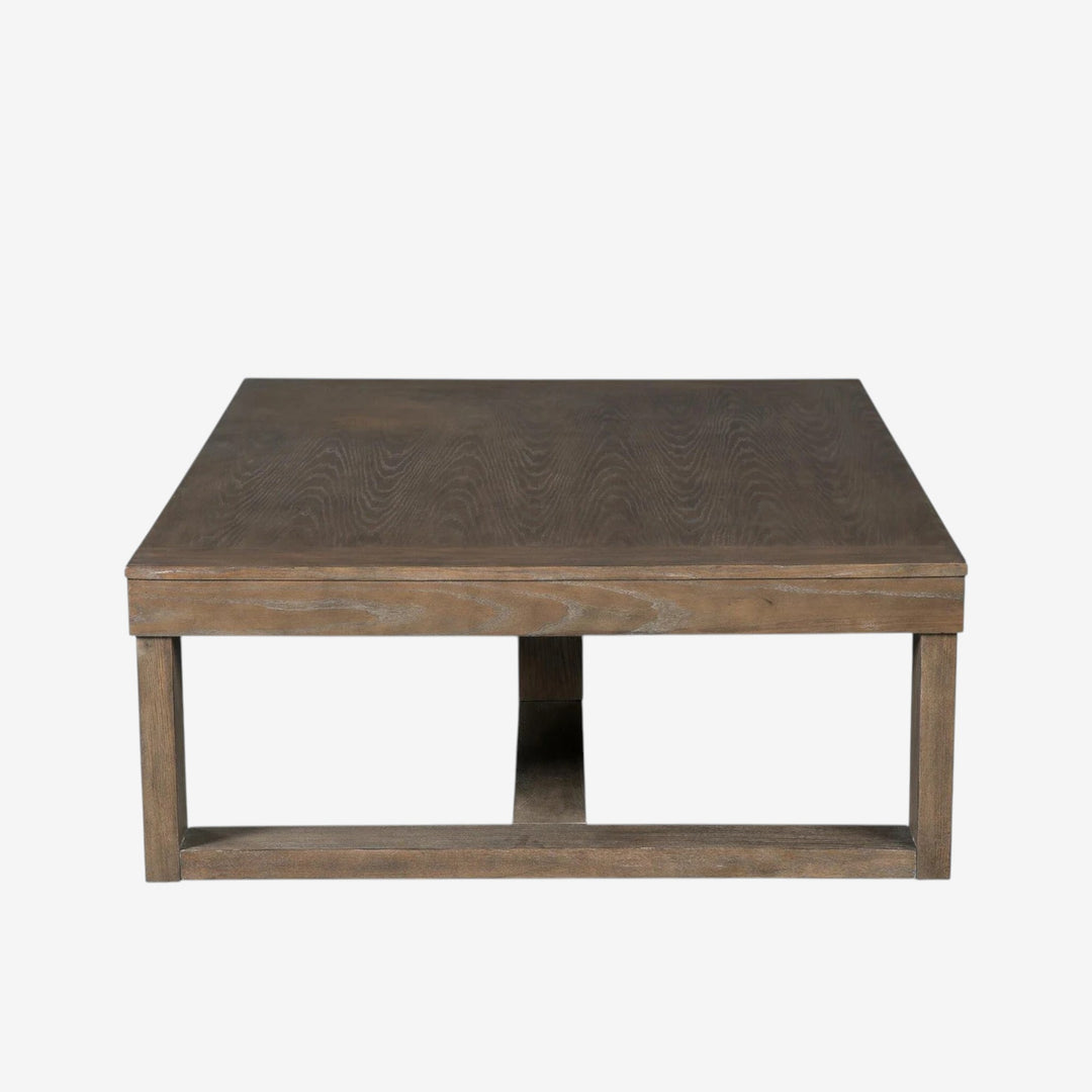 T471-1 Cariton Wooden Coffee Table - Greyish Brown | Signature Design By Ashley