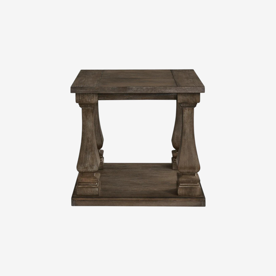 T776-3 Johnelle Wooden End Table - Grey | Signature Design By Ashley