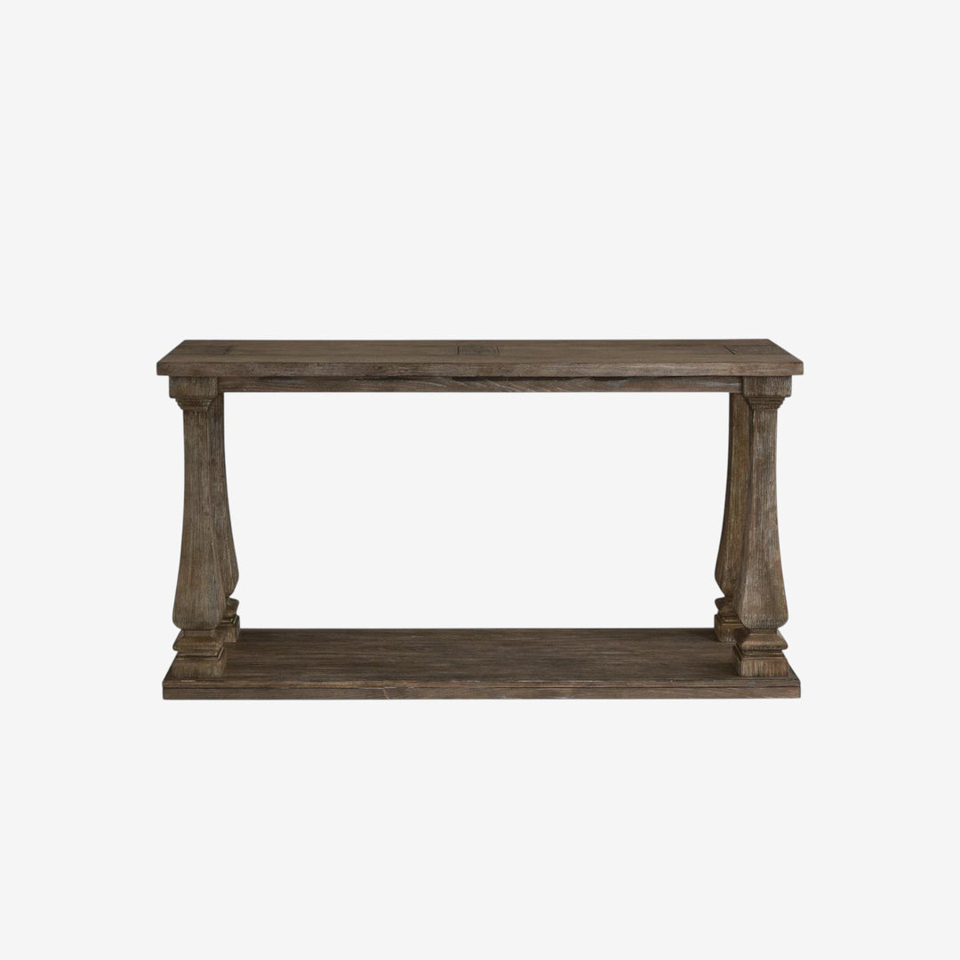 T776-4 Johnelle Wooden Sofa Table - Grey | Signature Design By Ashley