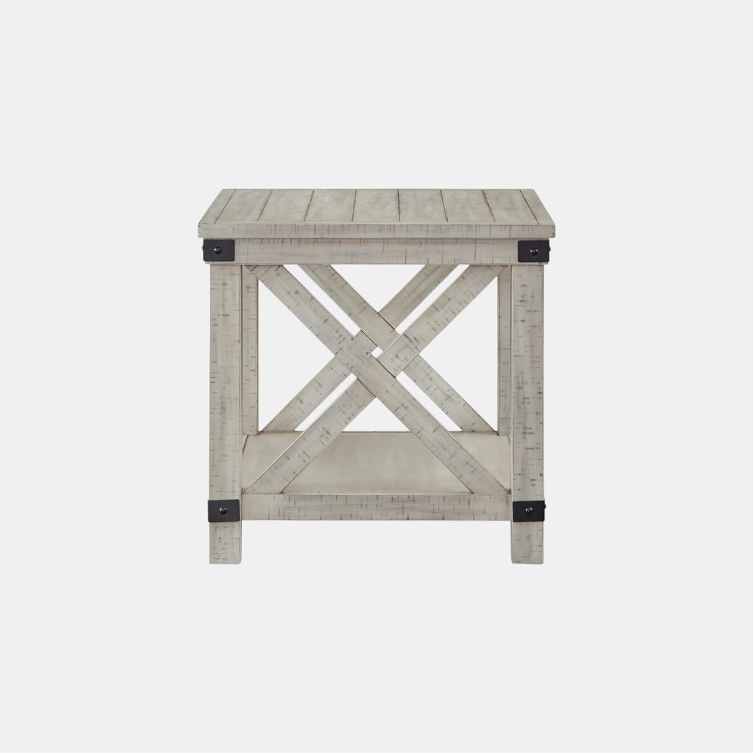 T929-3 Carynhurst End Table - Whitewash | Signature Design By Ashley