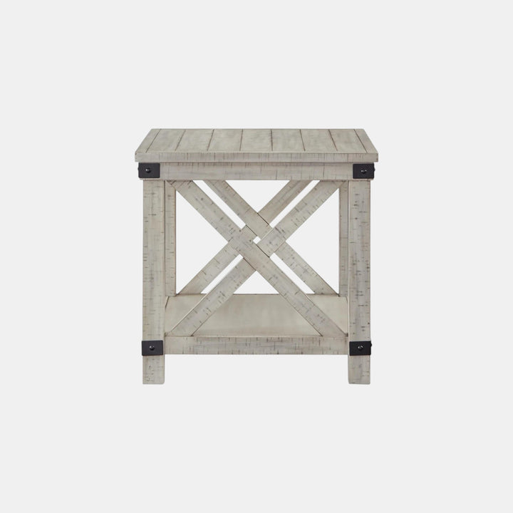 T929-3 Carynhurst End Table - Whitewash | Signature Design By Ashley