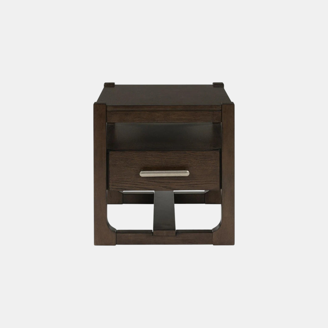T856-2 Breckington Wooden End Table - Dark Brown | Signature Design By Ashley
