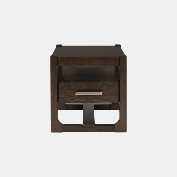 T856-2 Breckington Wooden End Table - Dark Brown | Signature Design By Ashley