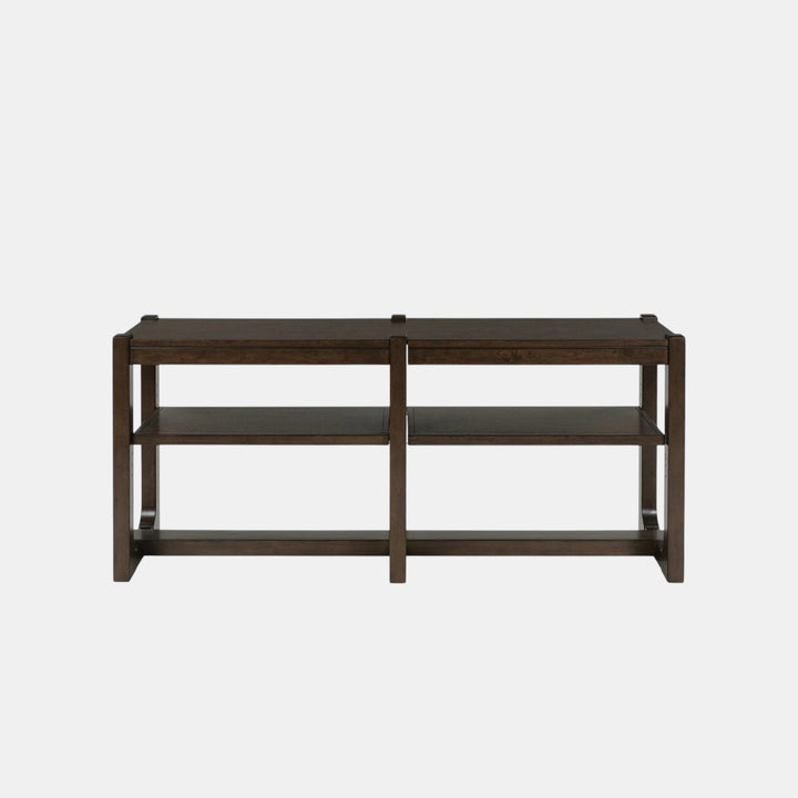 T856-4 Breckington Wooden Sofa Table - Dark Brown | Signature Design By Ashley