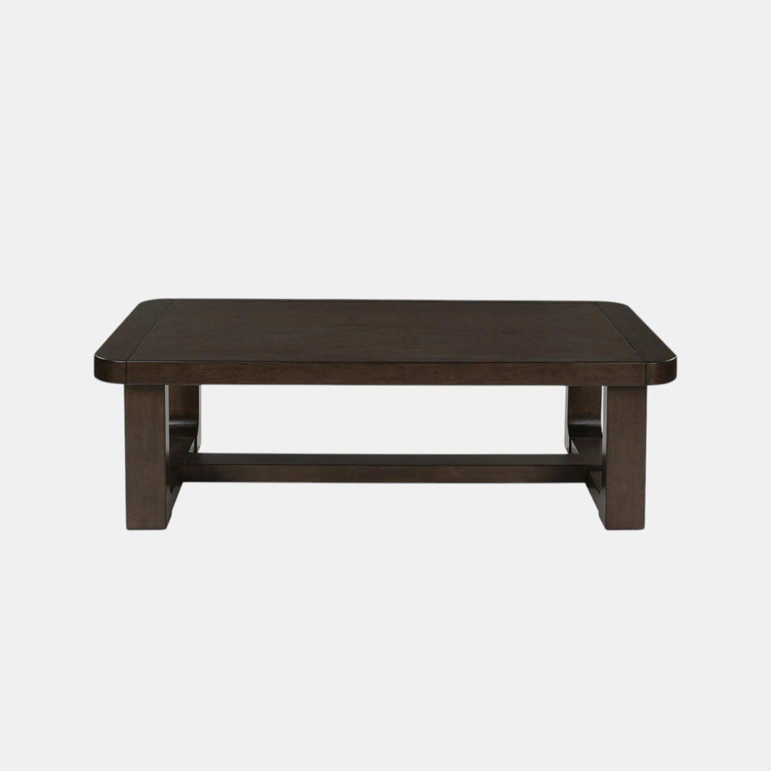 T856-1 Breckington Wooden Coffee Table - Dark Brown | Signature Design By Ashley