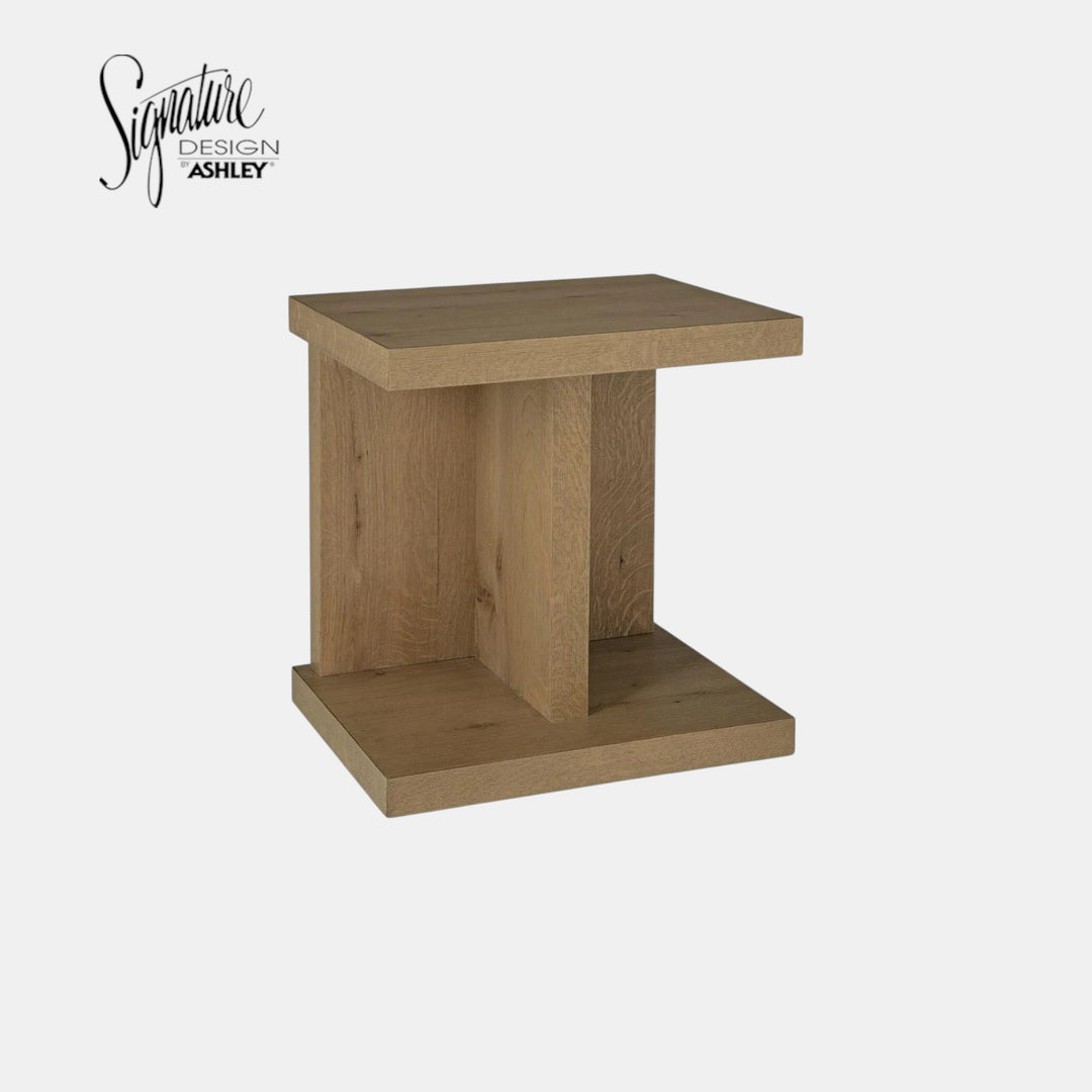 T839-7 Brinstead Chairside End Table - Light Brown | Signature Design By Ashley