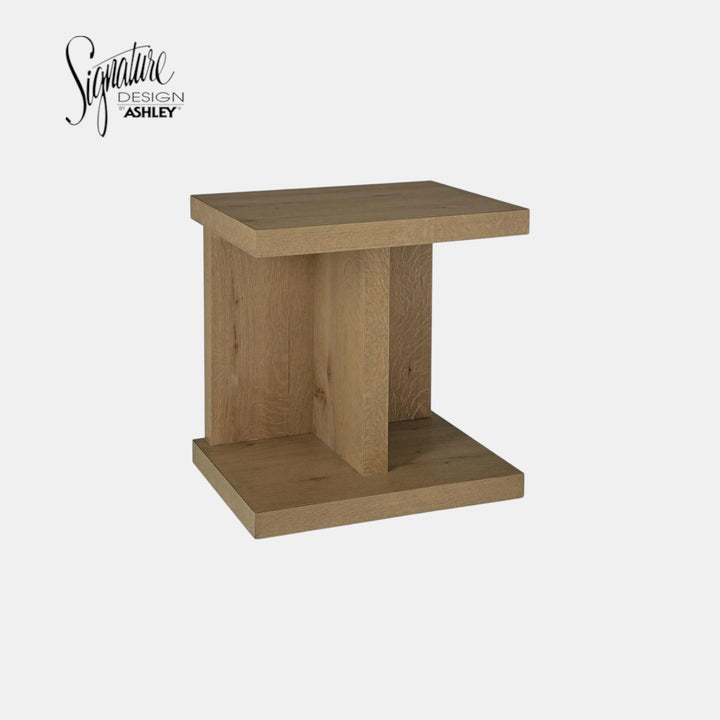 T839-7 Brinstead Chairside End Table - Light Brown | Signature Design By Ashley