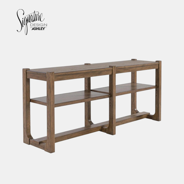 T974-4 Cabalynn Wooden Sofa Table - Light Brown | Signature Design By Ashley
