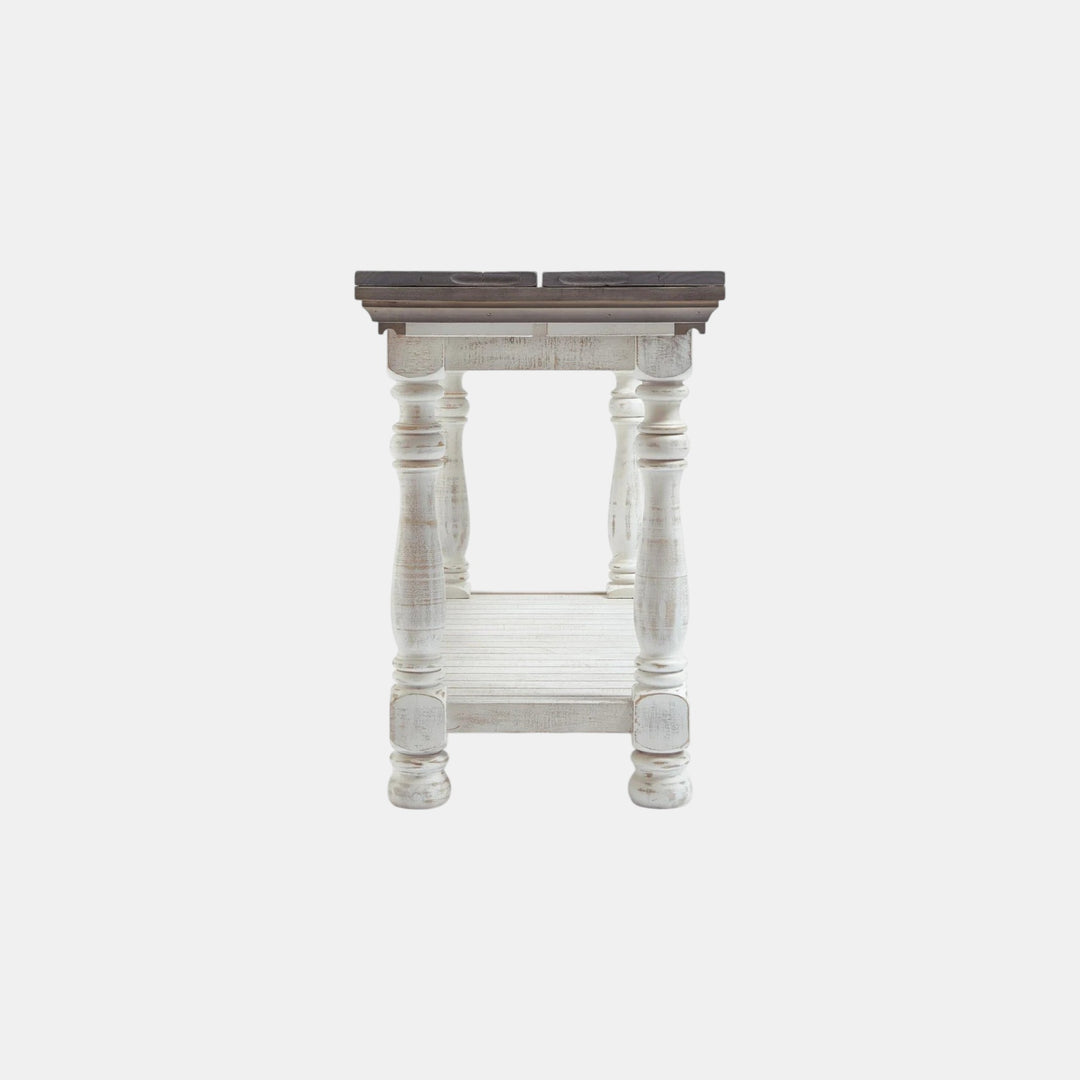 T814-4 Havalance Flip Top Sofa/ Console Table - Grey/ White | Signature Design By Ashley