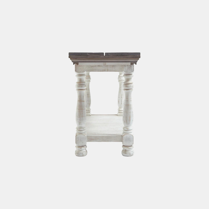 T814-4 Havalance Flip Top Sofa/ Console Table - Grey/ White | Signature Design By Ashley