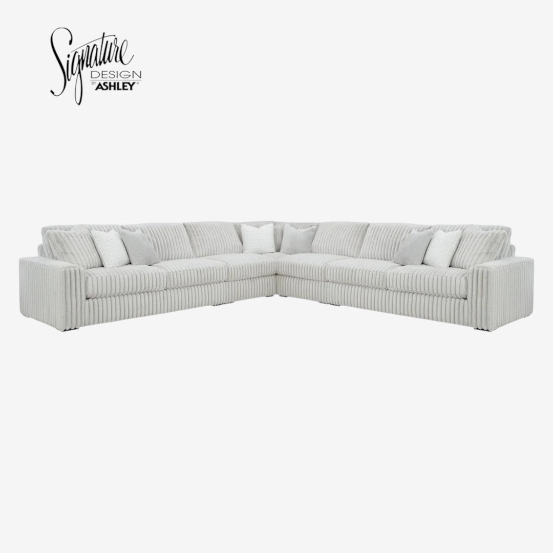 25903S3 Stupendous 5-Piece Sectional Sofa In Fabric Upholstery - Alloy | Signature Design By Ashley