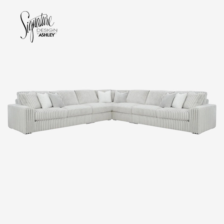 25903S3 Stupendous 5-Piece Sectional Sofa In Fabric Upholstery - Alloy | Signature Design By Ashley