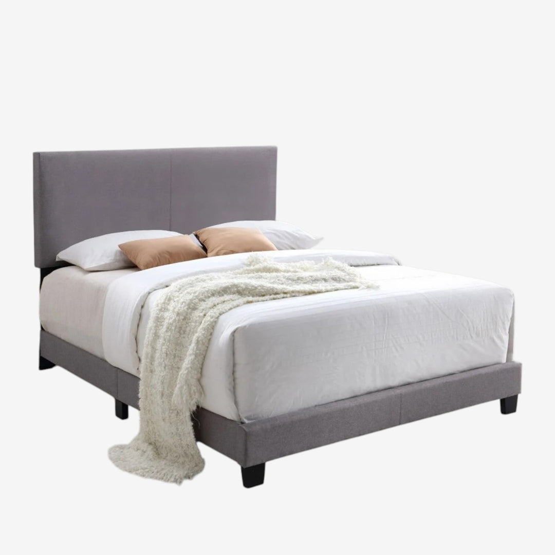 Lawson Fabric Upholstered Platform Bed Frame - Light Grey