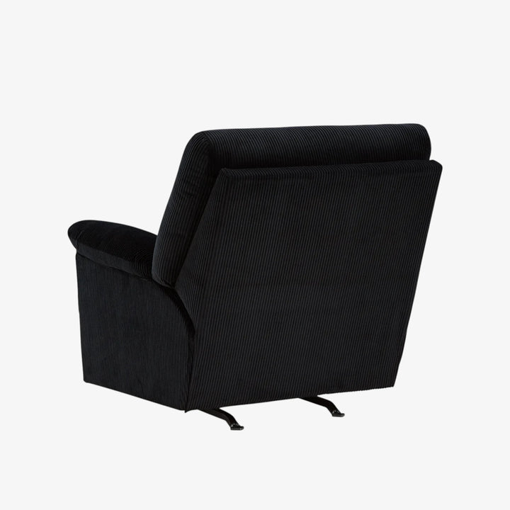 2420425 SimpleJoy Rocker Recliner Chair In Fabric Upholstery - Onyx | Signature Design By Ashley