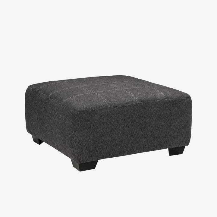 2862008 Ambee Oversized Accent Ottoman In Fabric Upholstery - Slate | Benchcraft By Ashley