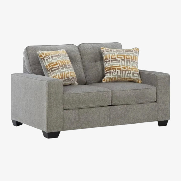 PC2920435 Larimer Loveseat In Fabric Upholstery - Iron | Signature Design By Ashley