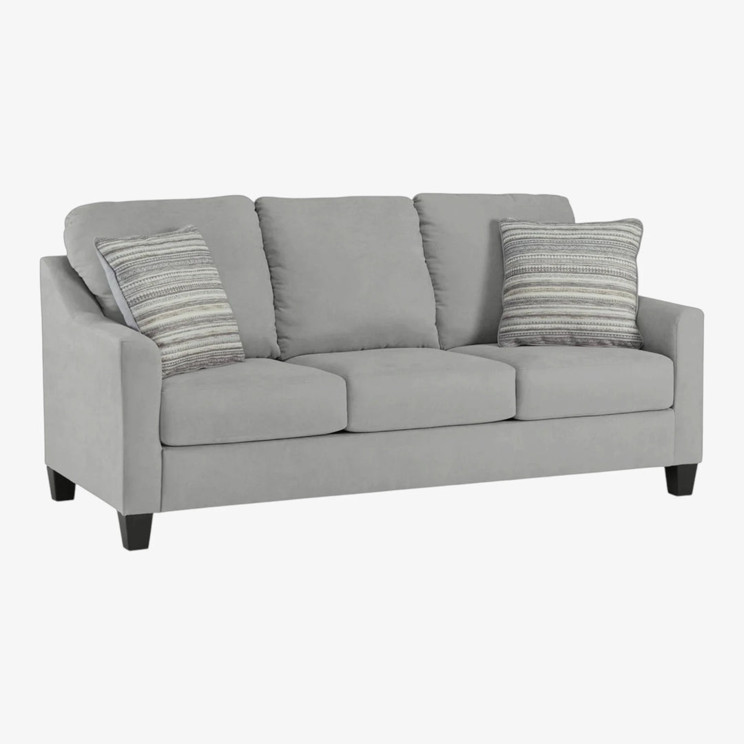 3010338 Adlai Stationary Sofa In Fabric Upholstery - Shadow | Signature Design By Ashley
