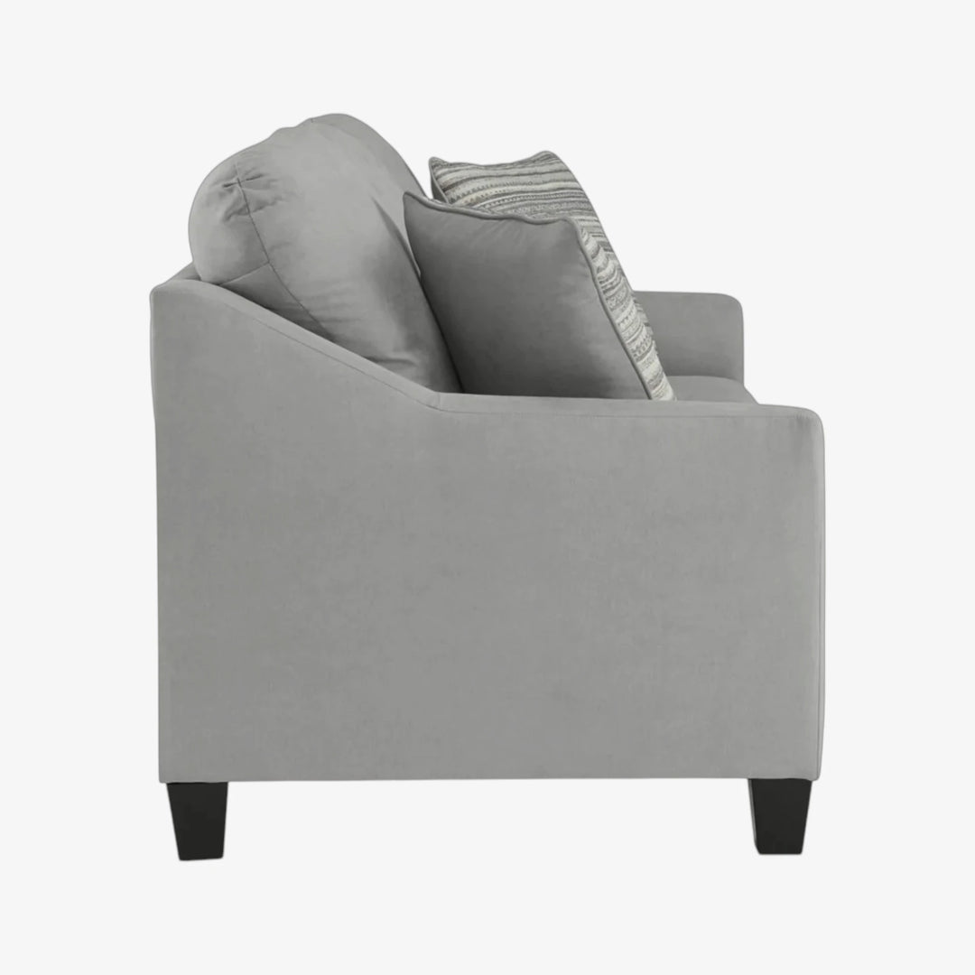 3010338 Adlai Stationary Sofa In Fabric Upholstery - Shadow | Signature Design By Ashley