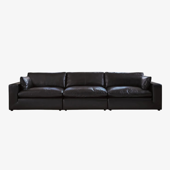30902S2 Emilia 3-Piece Sectional Sofa In Leather Upholstery - Black | Signature Design By Ashley