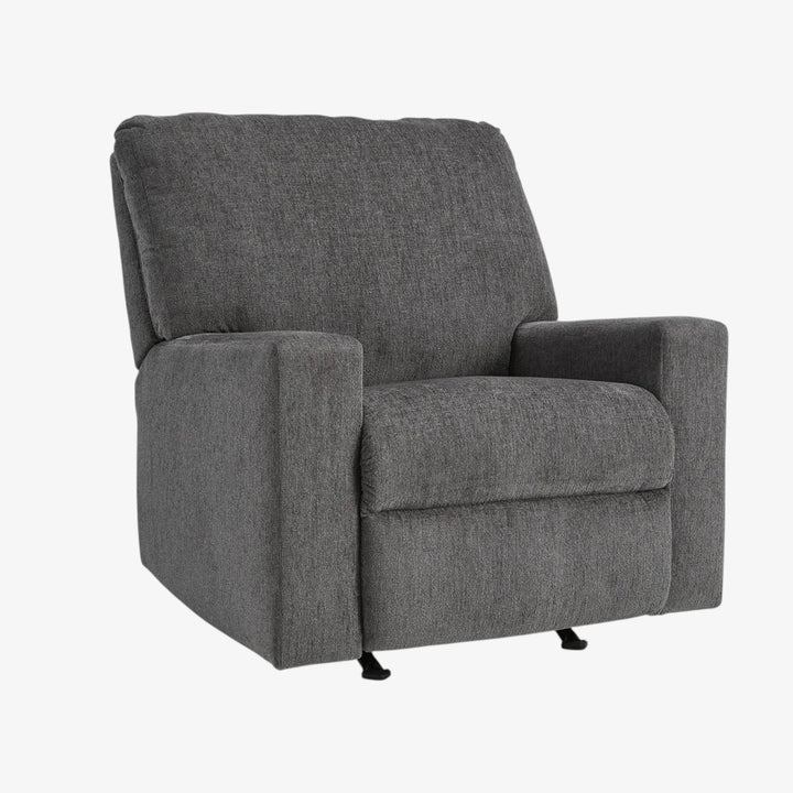 5360225 Rannis Rocker Recliner Chair In Fabric Upholstery - Pewter | Signature Design By Ashley