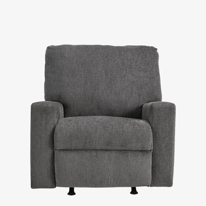 5360225 Rannis Rocker Recliner Chair In Fabric Upholstery - Pewter | Signature Design By Ashley
