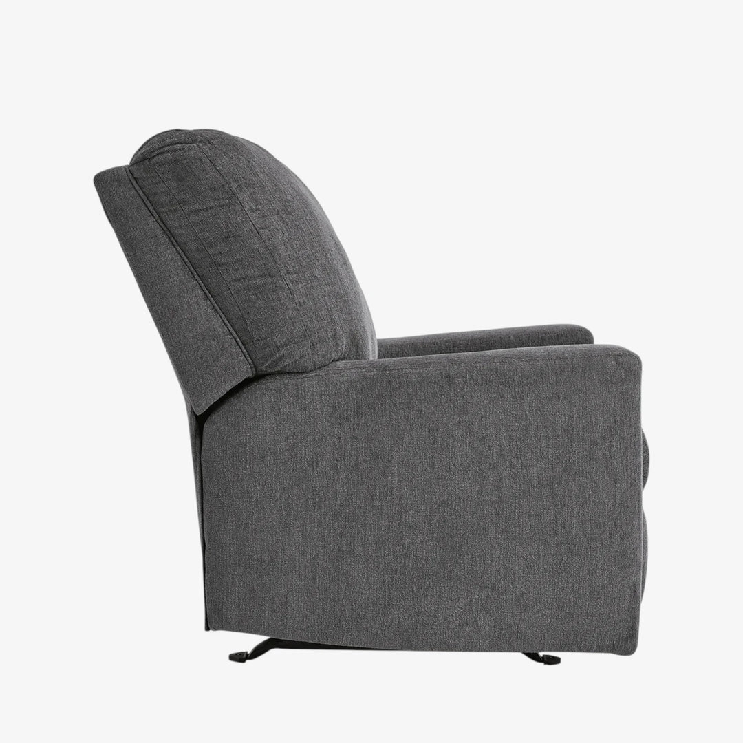 5360225 Rannis Rocker Recliner Chair In Fabric Upholstery - Pewter | Signature Design By Ashley