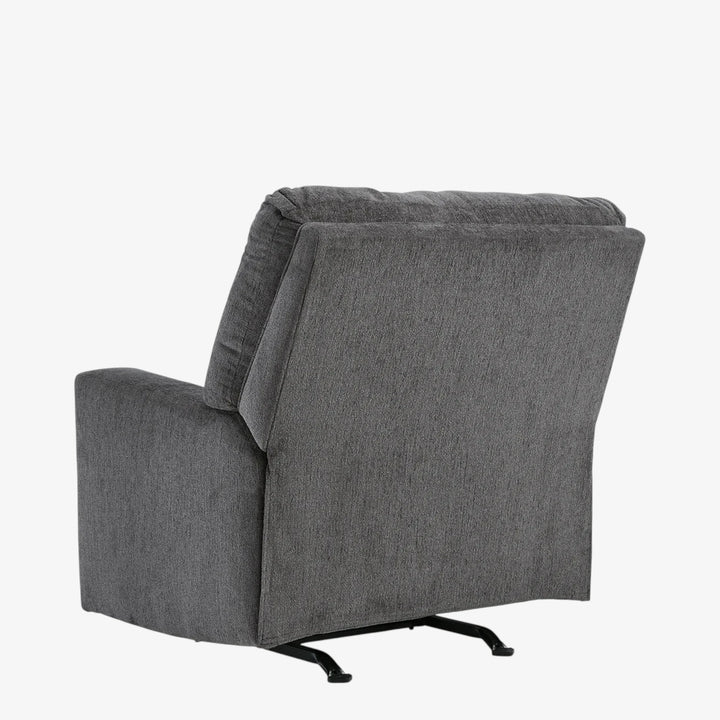 5360225 Rannis Rocker Recliner Chair In Fabric Upholstery - Pewter | Signature Design By Ashley