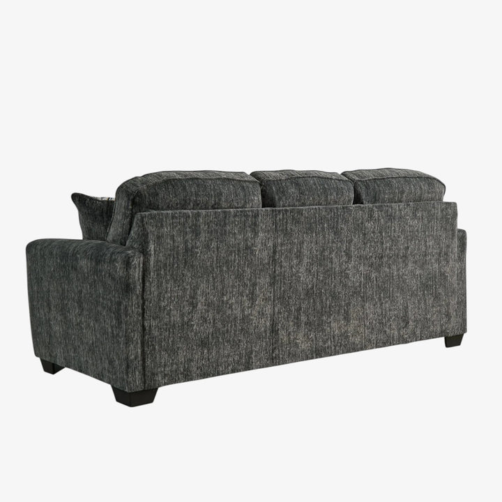 5050438 Lonoke Stationary Sofa In Fabric Upholstery - Gunmetal | Signature Design By Ashley