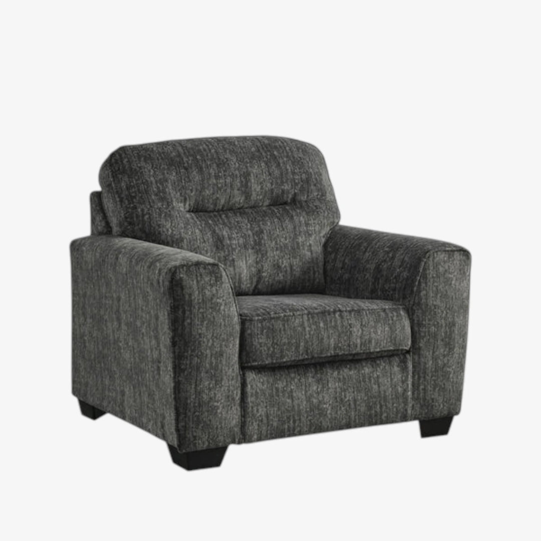5050423 Lonoke Oversized Armchair In Fabric Upholstery - Gunmetal | Signature Design By Ashley