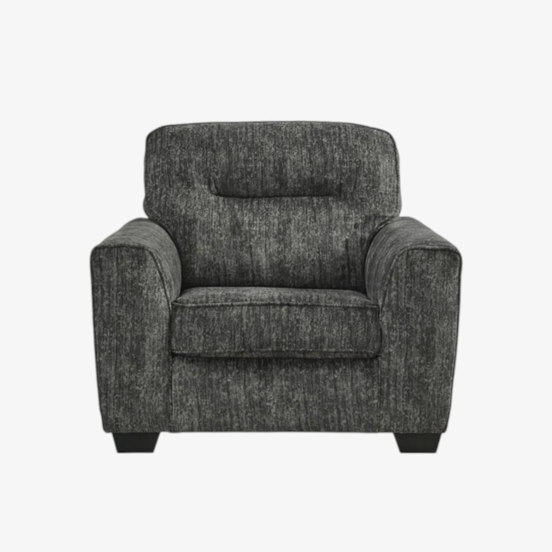 5050423 Lonoke Oversized Armchair In Fabric Upholstery - Gunmetal | Signature Design By Ashley