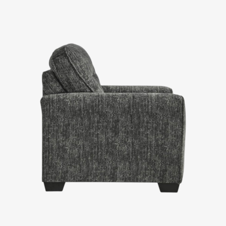 5050423 Lonoke Oversized Armchair In Fabric Upholstery - Gunmetal | Signature Design By Ashley