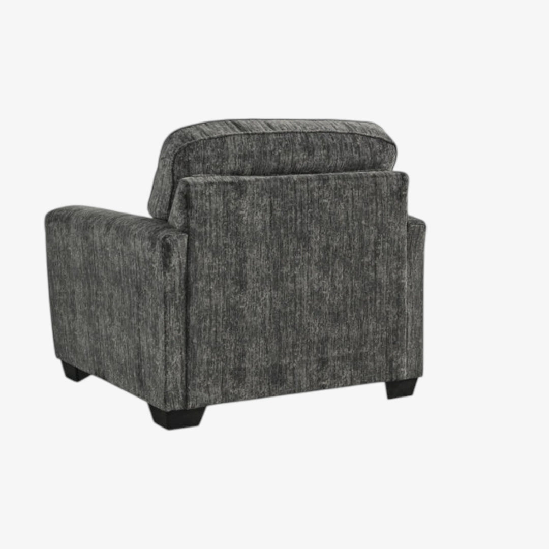 5050423 Lonoke Oversized Armchair In Fabric Upholstery - Gunmetal | Signature Design By Ashley