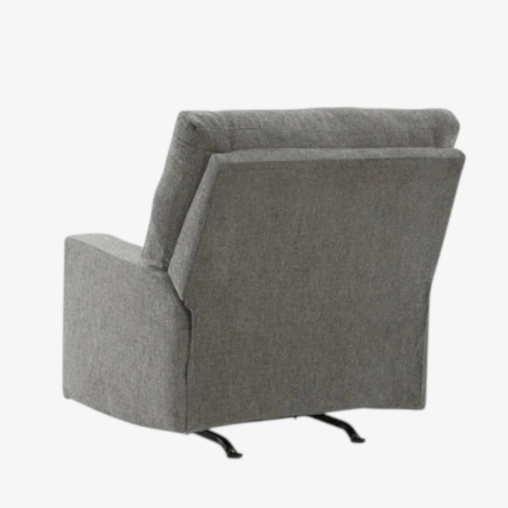 PC4840525 Clarington Rocker Recliner Chair In Fabric Upholstery - Greystone | Benchcraft By Ashley