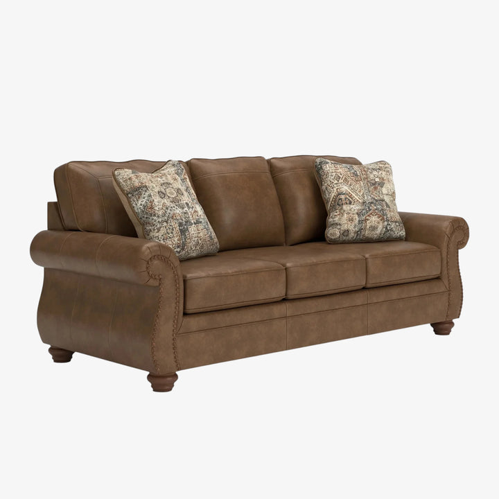 PC5590238 Chasemore Stationary Sofa In Faux Leather Upholstery - Earth | Signature Design By Ashley