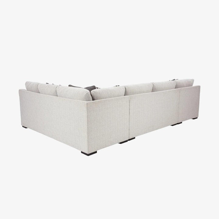 Koralynn 3-Piece Fabric Upholstered Sectional Sofa With Chaise - Stone | Benchcraft By Ashley