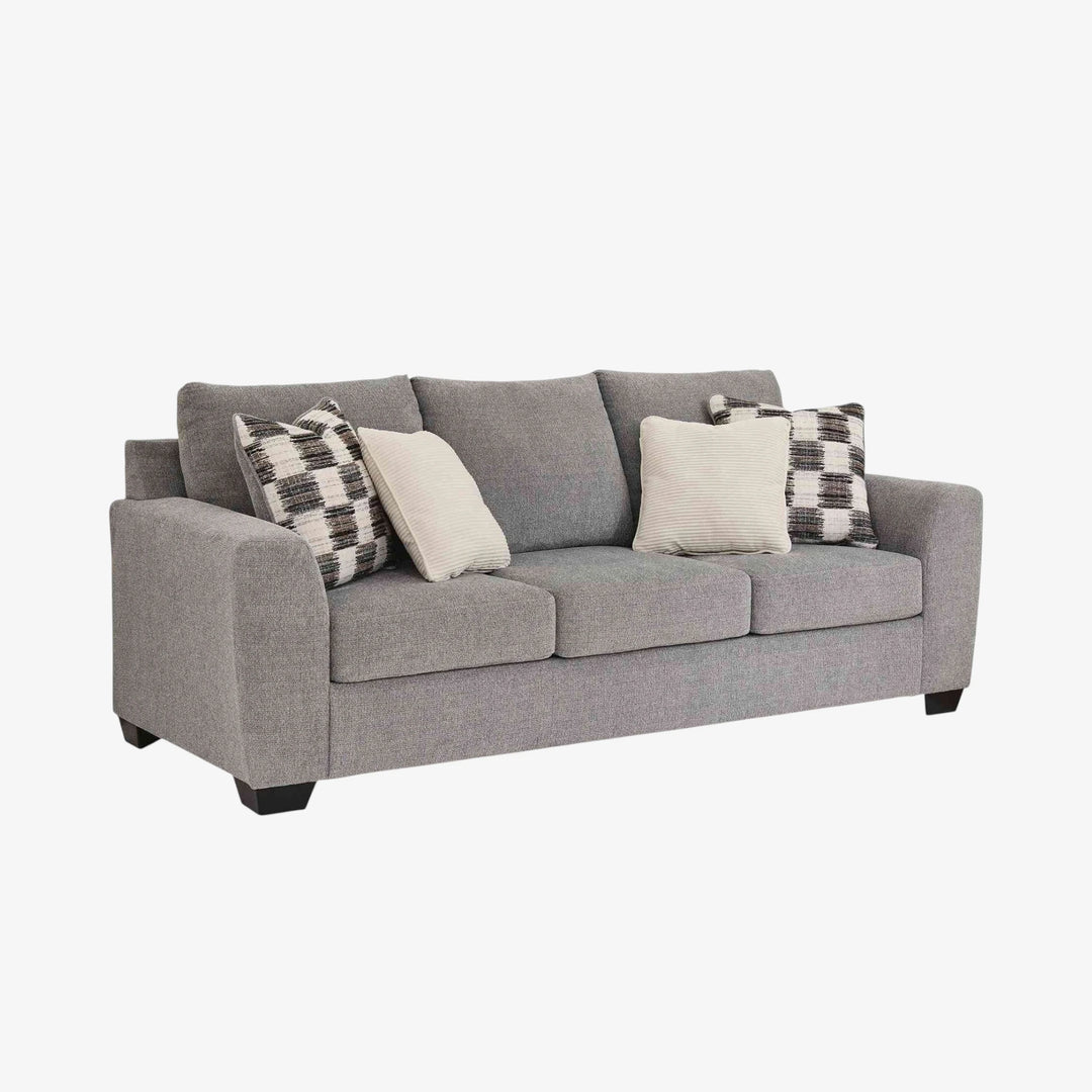 6310338 Loreo Stationary Sofa In Fabric Upholstery - Flint | Benchcraft by Ashley