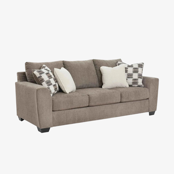 6310238 Loreo Stationary Sofa In Fabric Upholstery - Truffle | Benchcraft by Ashley