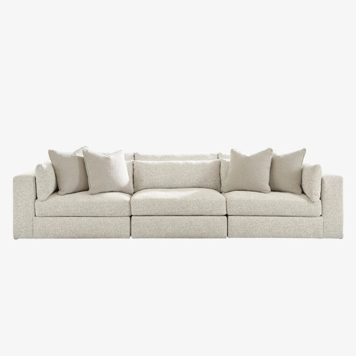 PC66004S2 Ashbourne Estate 3-piece Sectional Sofa In Fabric Upholstery - Snowstone | Signature Design By Ashley