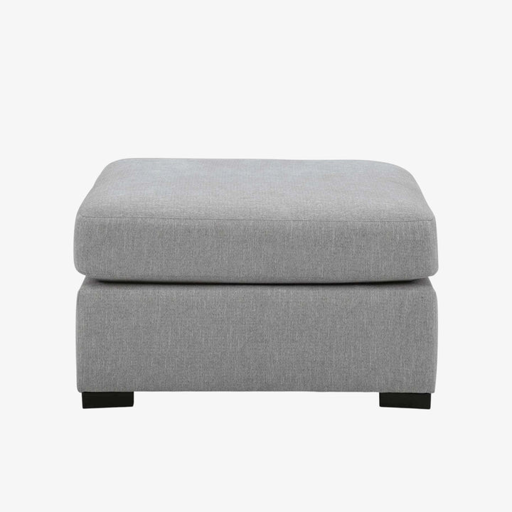 6680408 Lakepoint Oversized Accent Ottoman In Fabric Upholstery - Nickel | Benchcraft By Ashley