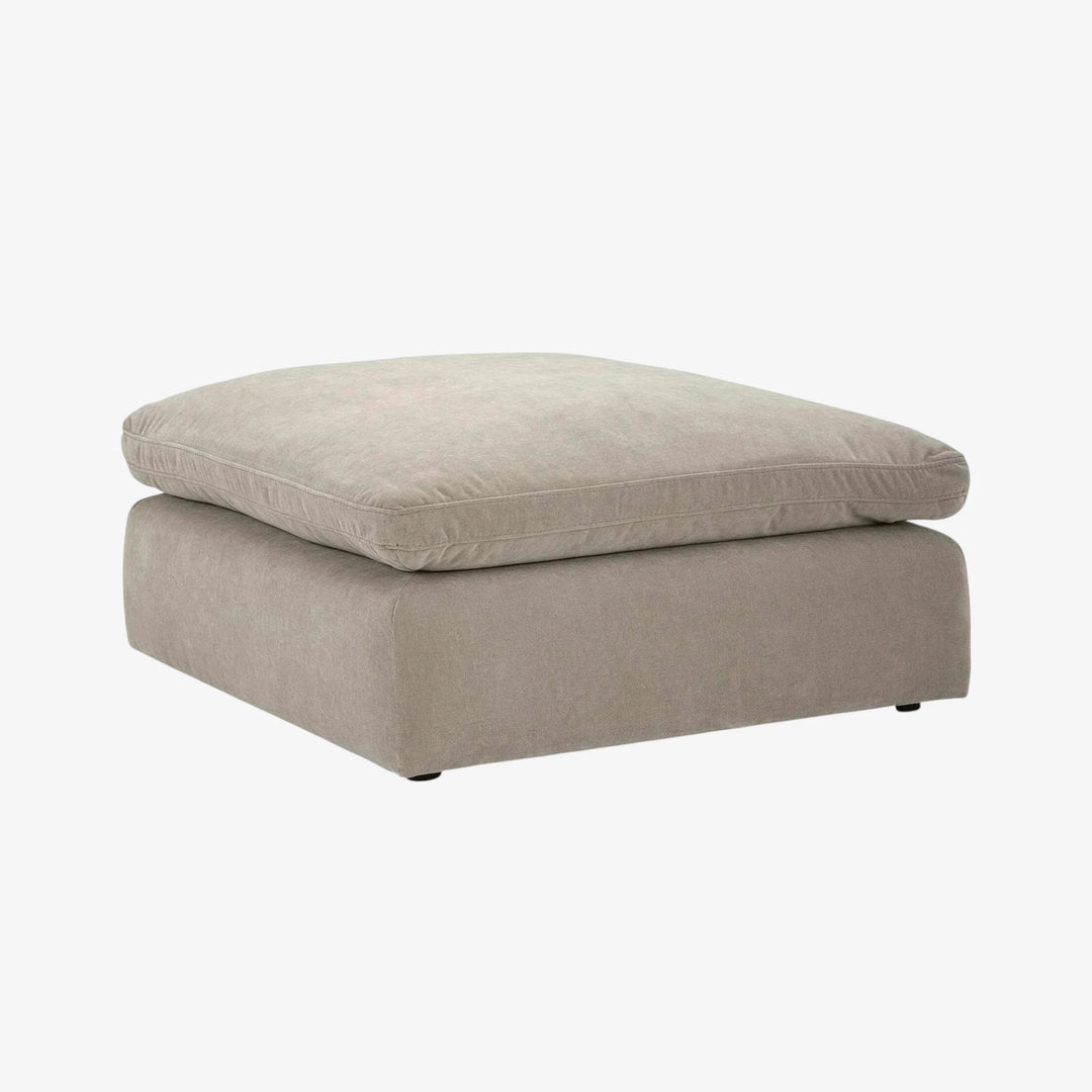 6780808 Maxton Heights Oversized Accent Ottoman In Fabric Upholstery - Pebble | Benchcraft By Ashley