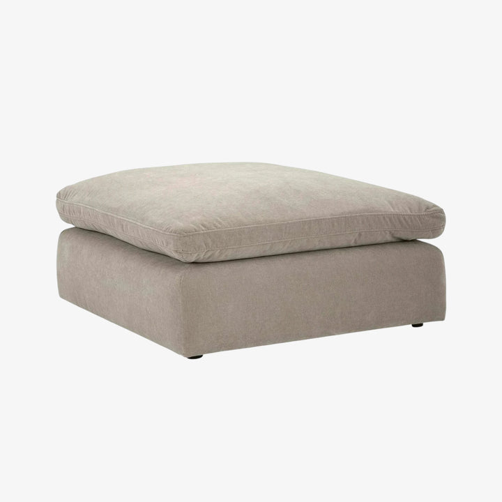 6780808 Maxton Heights Oversized Accent Ottoman In Fabric Upholstery - Pebble | Benchcraft By Ashley