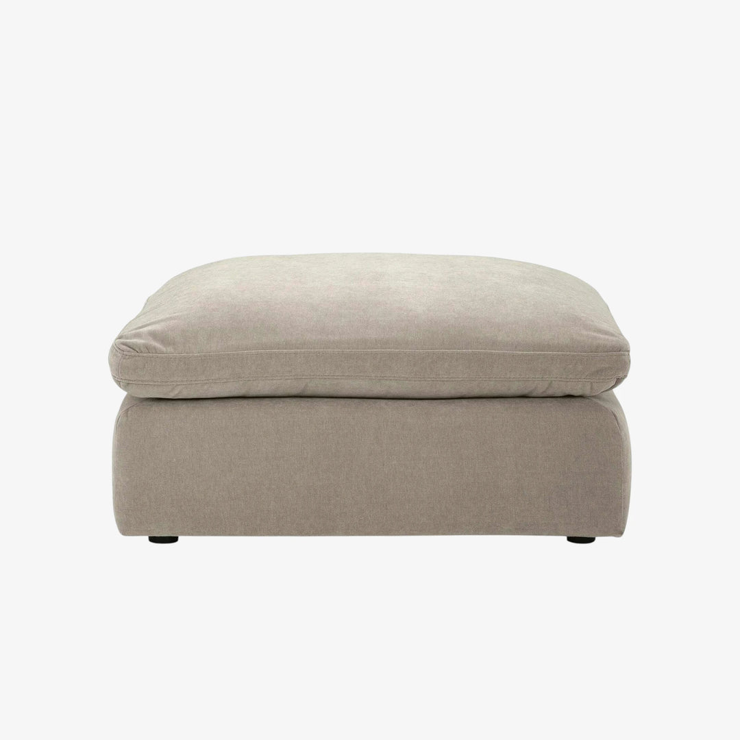 6780808 Maxton Heights Oversized Accent Ottoman In Fabric Upholstery - Pebble | Benchcraft By Ashley