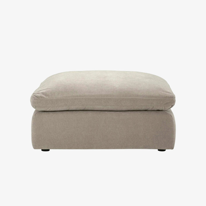 6780808 Maxton Heights Oversized Accent Ottoman In Fabric Upholstery - Pebble | Benchcraft By Ashley