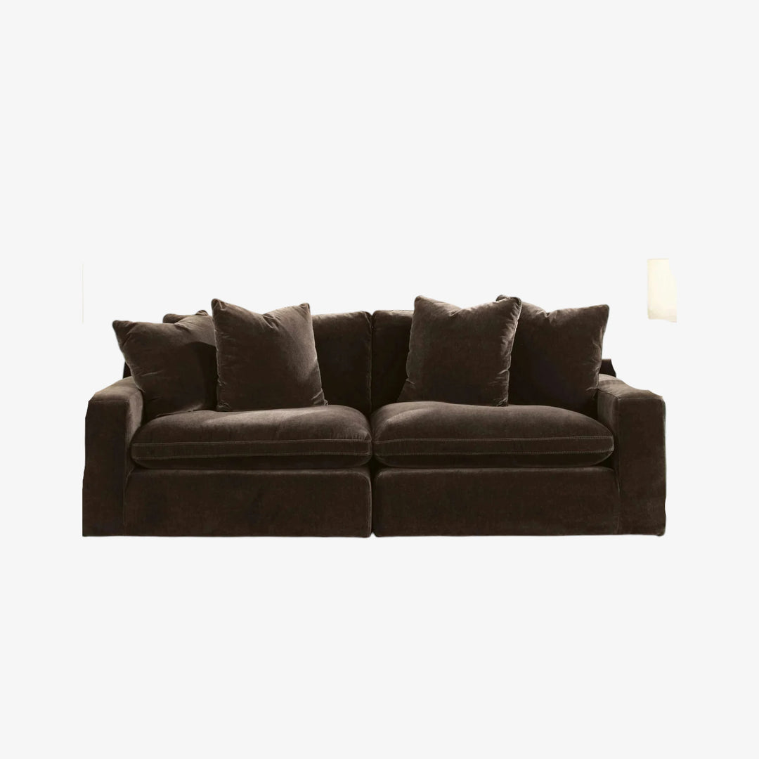 67807S1 Maxton Heights 2-Piece Sectional Sofa In Fabric Upholstery - Bittersweet | Benchcraft By Ashley