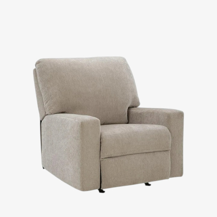 PC6950625 Bridgepoint Rocker Recliner Chair In Fabric Upholstery - Stone | Signature Design By Ashley