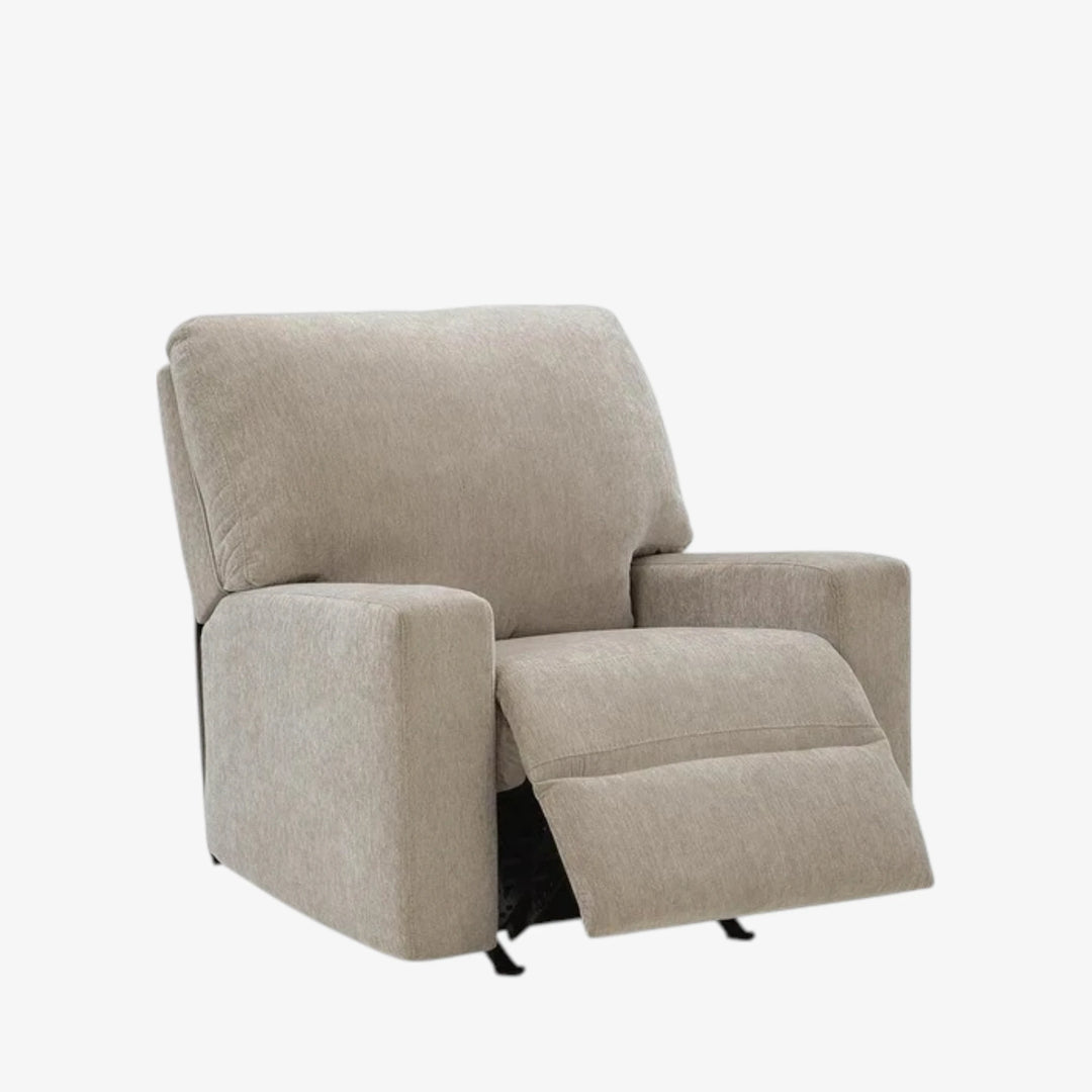PC6950625 Bridgepoint Rocker Recliner Chair In Fabric Upholstery - Stone | Signature Design By Ashley