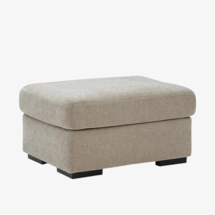 PC6950614 Bridgepoint Accent Ottoman In Fabric Upholstery - Stone | Signature Design By Ashley