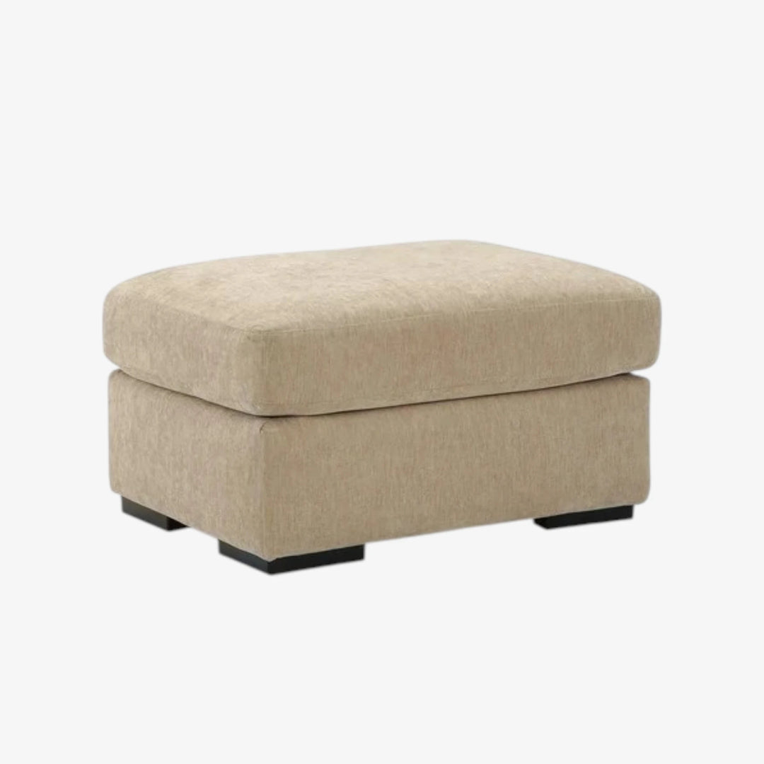 PC6950714 Bridgepoint Accent Ottoman In Fabric Upholstery - Almond | Signature Design By Ashley