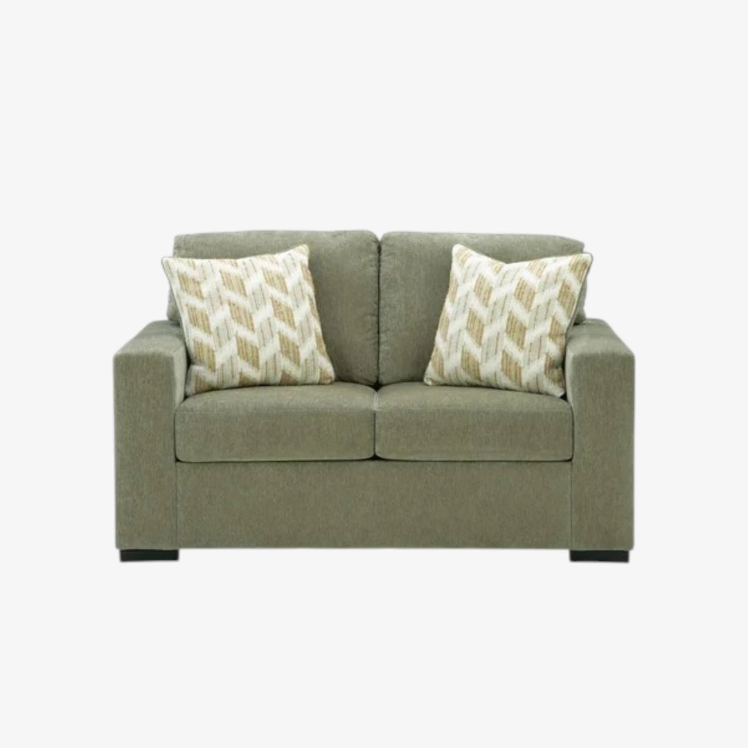 PC6950535 Bridgepoint Loveseat In Fabric Upholstery - Moss | Signature Design By Ashley