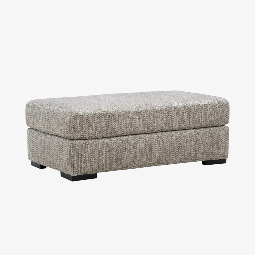 PC6960414 Lofwood Accent Ottoman In Fabric Upholstery - Fossil | Signature Design By Ashley